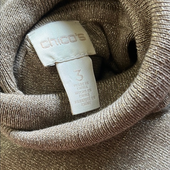 Chico's Lurex Turtleneck - Picture 8 of 8